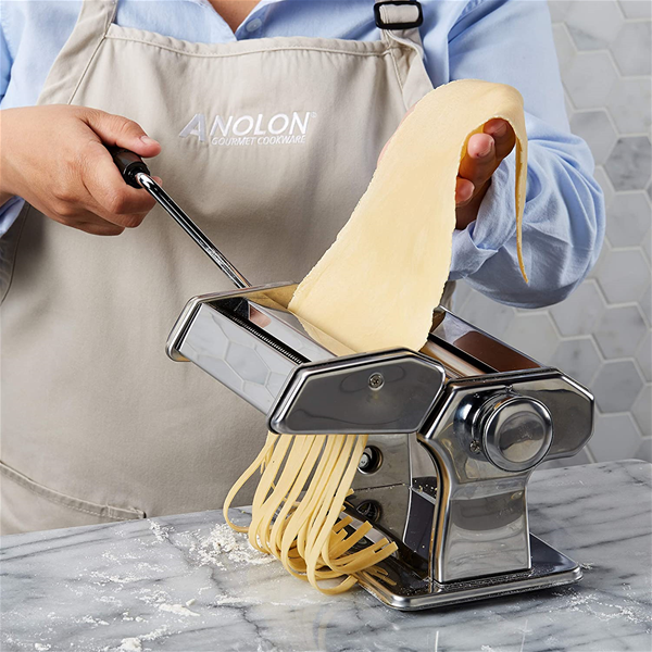 Hand Crank Chrome-Plated Pasta Machine