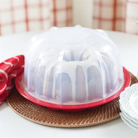 Nordic Ware Bundt Cake Stand with Locking Dome Lid