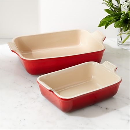 Le Creuset Cerise Red Stoneware Ceramic Loaf Pan + Reviews