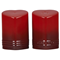 Le Creuset Heart Salt and Pepper Shakers - RedClick to Change Image