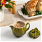 Le Creuset Pumpkin Gravy Boat with Lid - WhiteClick to Change Image