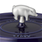 Staub Animal Knob - PigClick to Change Image