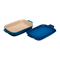 Le Creuset Rectangular Dish with Platter Lid - Marseille BlueClick to Change Image