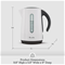 Breville the Soft Top Electric Kettle - WhiteClick to Change Image