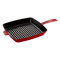 Staub 12" Sqaure Cast Iron Grill Pan - Cherry RedClick to Change Image