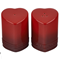 Le Creuset Heart Salt and Pepper Shakers - RedClick to Change Image