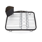 Umbra Sinkin Dish Rack with Moveable Utensil Holder - Black Click to Change Image