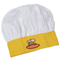 Curious Chef® Child Chef Hat - White & YellowClick to Change Image