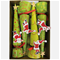 Caspari Twirling Santas Luxury Cone Crackers - 8 Per BoxClick to Change Image