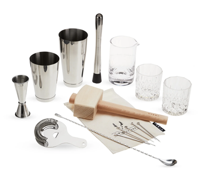 Viski 17pc Bartender Tool Set