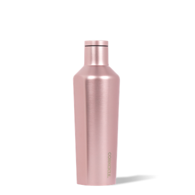 Corkcicle 25-oz Insulated Canteen Bottle - Metallic Rose 