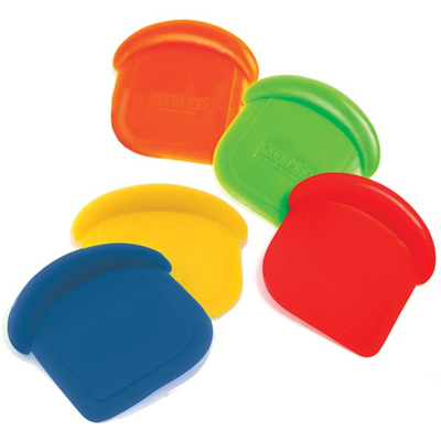 Plastic Colored Bowl Scraper - Assorted Colors 