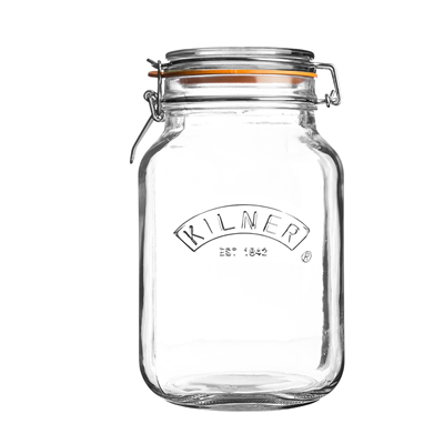 Kilner 67.5 fl oz Square Cliptop Jar 