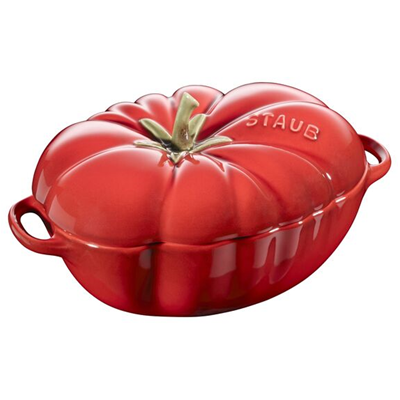 STAUB CERAMICS 16-OZ PETITE TOMATO COCOTTE - CHERRY