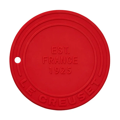 Le Creuset "Est France 1925" 8" Silicone Trivet - Cerise