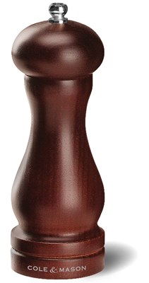 COLE & MASON Capstan 6.5" Wood Pepper Grinder