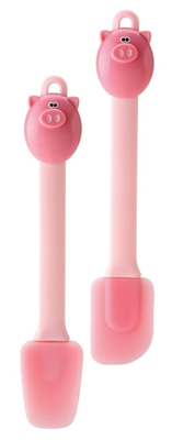 Joie Oink Oink Silicone Mini Spatula - Set of 2 