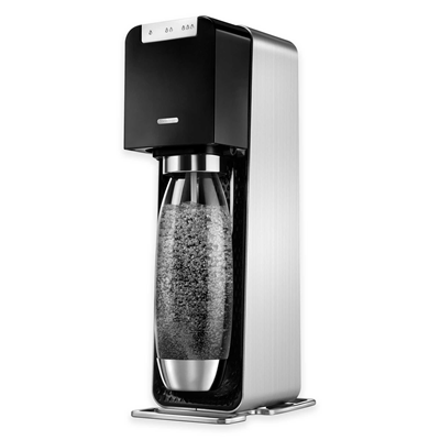 SodaStream Power Metal Starter Kit - Stainless Steel & Black