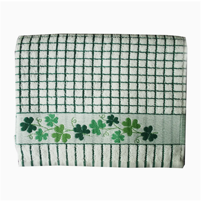 Samuel Lamont Poli-Dri Jacquard Tea Towel - Shamrock Sprig