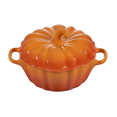 Le Creuset Mini Pumpkin Cocotte - Persimmon