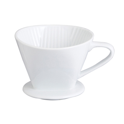 Coffee Pour-Over Filter Cone Porcelain #4