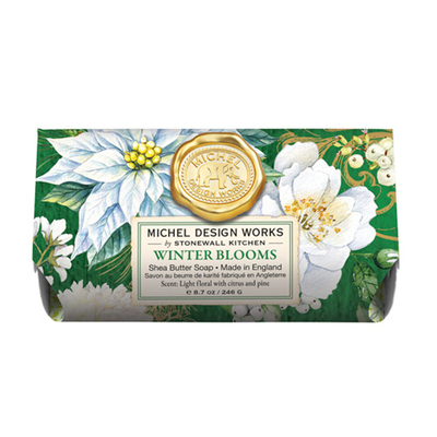 Michel Design Works Winter Blooms Large Bath Soap Bar