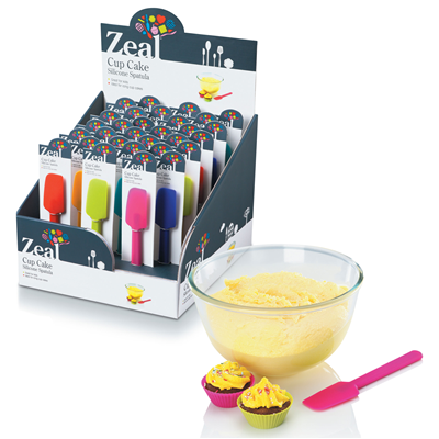 Zeal Silicone Mini Baking Spatula - Assorted