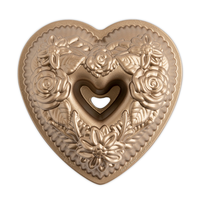 Nordic Ware Floral Heart Bundt Pan