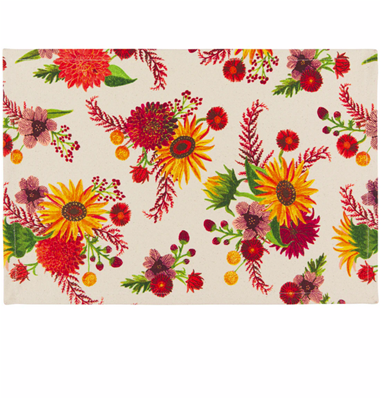 Sunflower Splendor Printed Placemat