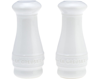 Le Creuset Salt & Pepper Shaker Set - White