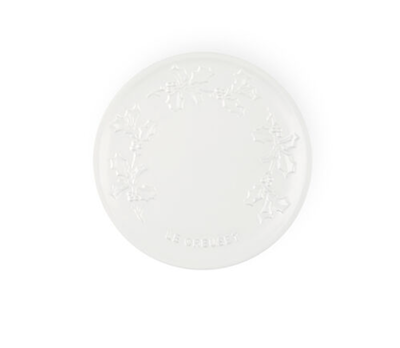 Le Creuset Holly Plate 7" - White