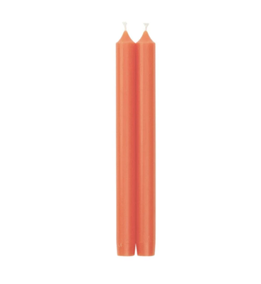 Caspari Straight Taper 10" Candles - Orange