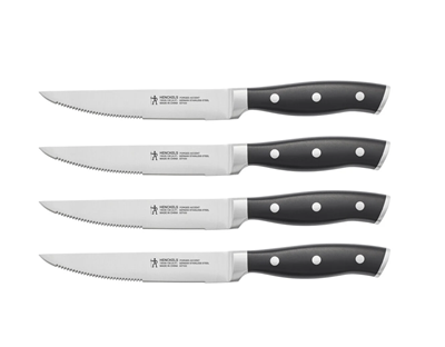 Accent Forged Steak Knife Set - Black