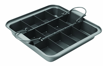 Chicago Metallic Slice Solutions Brownie Pan