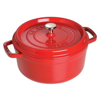 Staub 4Qt Round Dutch Oven Red