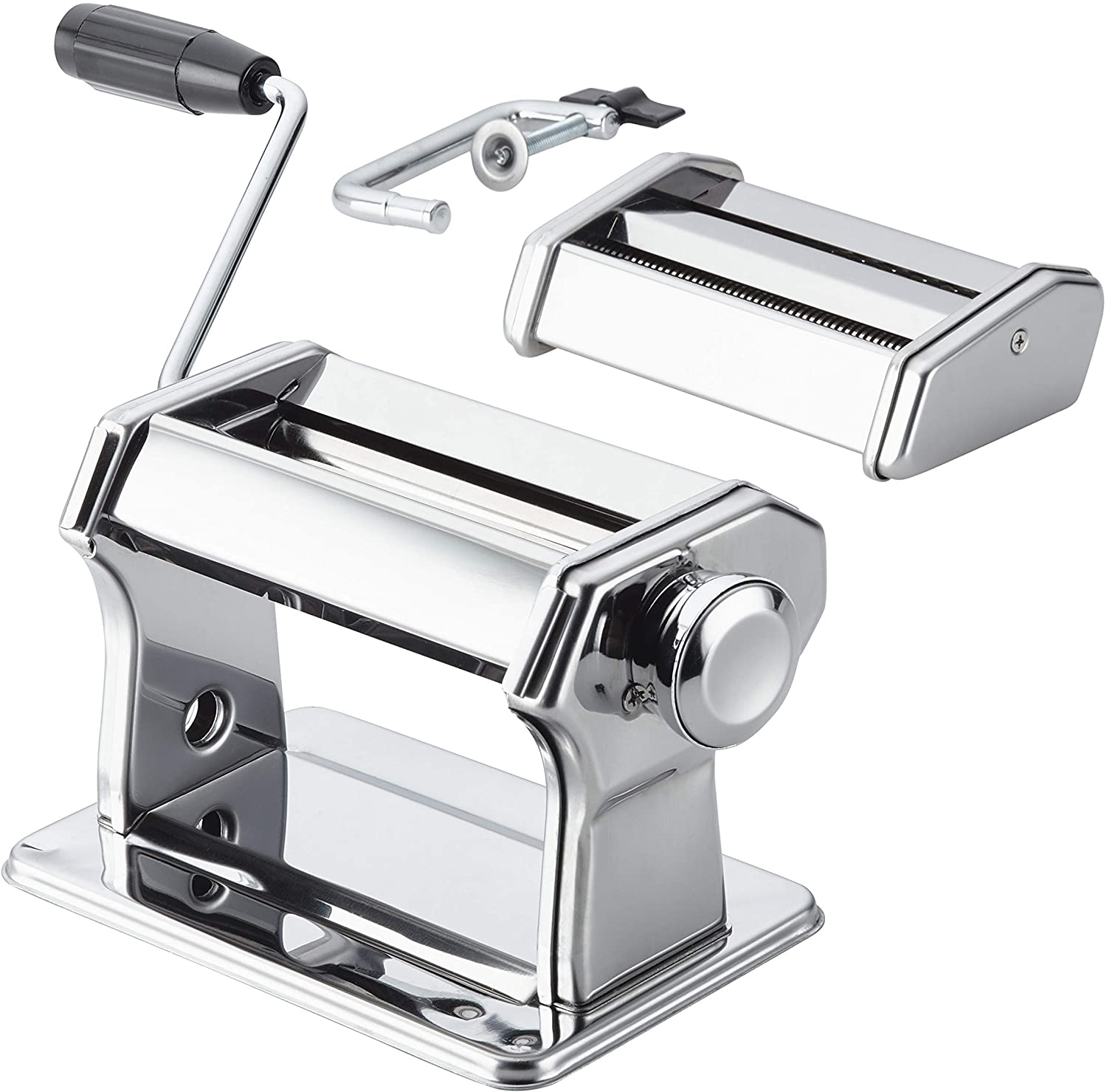 Chrome Hand Crank Pasta Machine