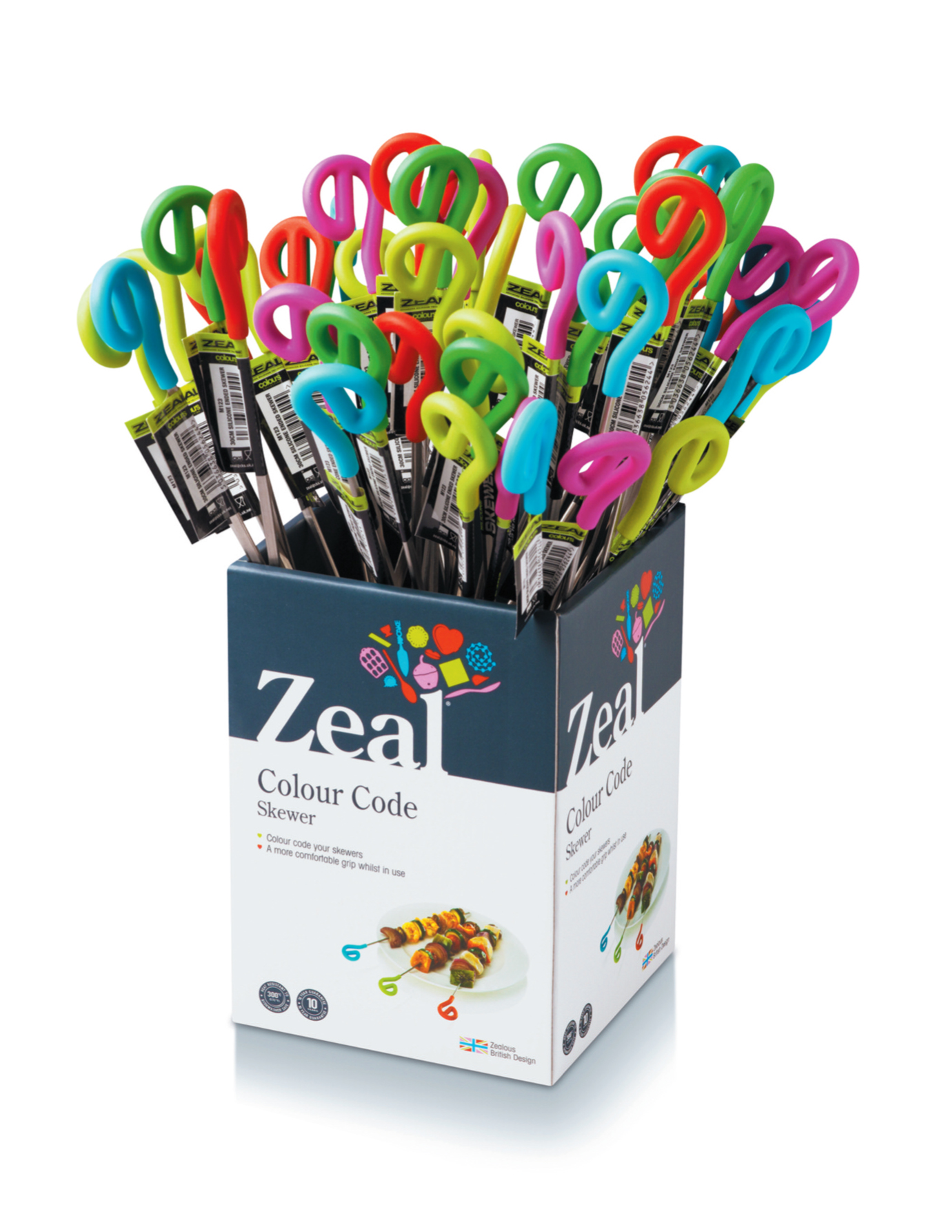 Zeal Silicone End Skewers