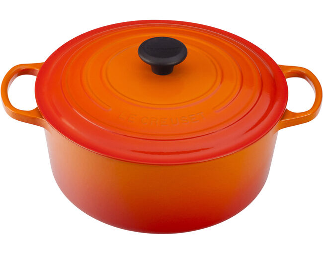 Le Creuset Signature 5.5 Quart Round Dutch Oven - Flame