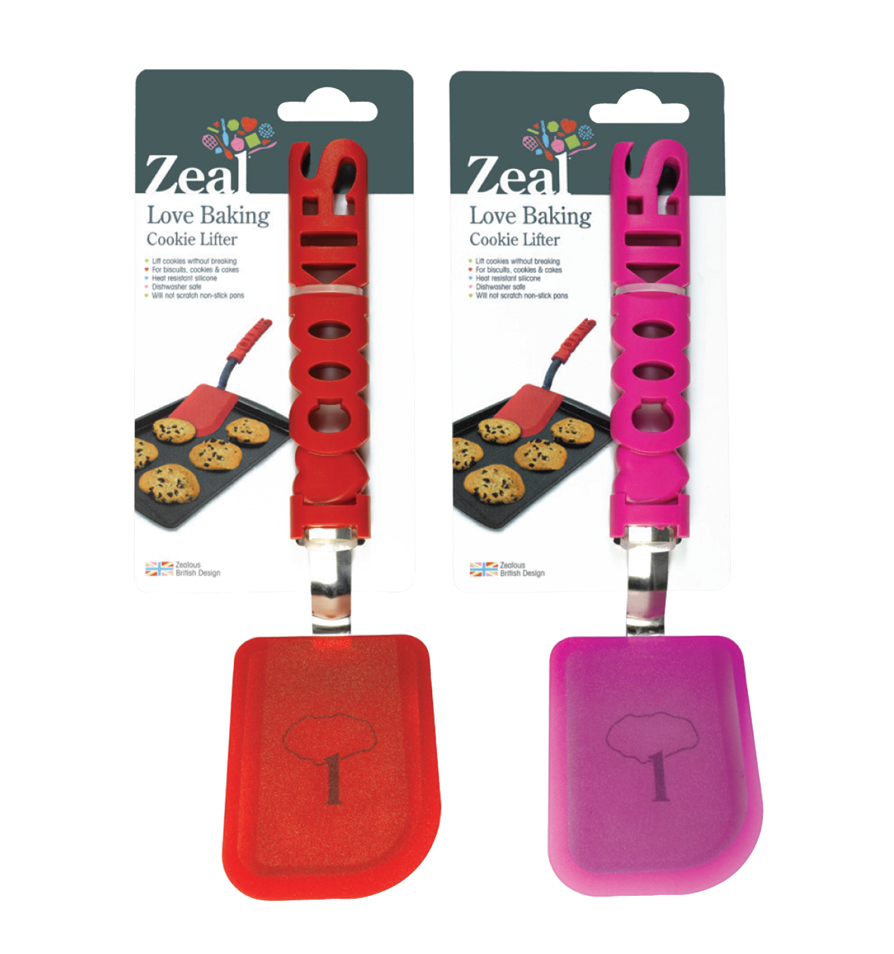 Zeal Silicone Mini Baking Spatula - Assorted