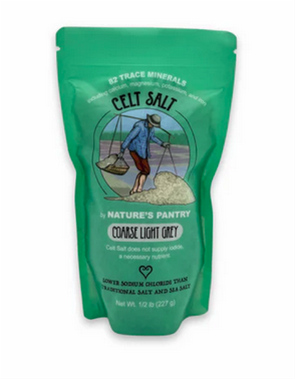 Celtic Sea Salt  Coarse Light Grey - 8oz Bag